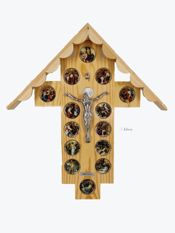 WOODEN IMPORTED CROSS 417-JR-800