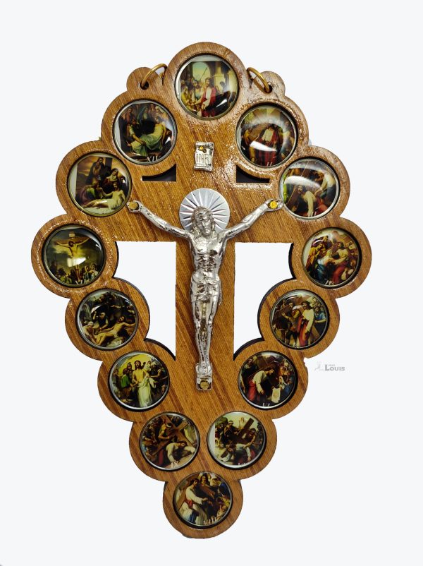WOODEN IMPORTED CROSS (952-JR-400)