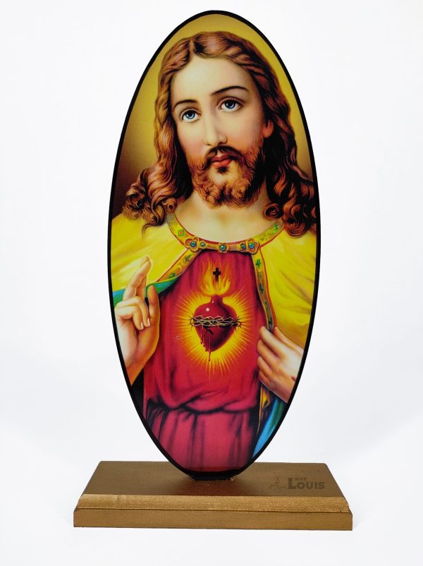 NET -1 OVAL BIG-SACRED HEART