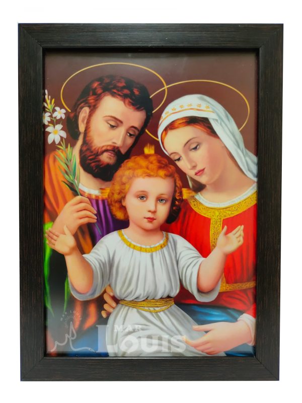 SMALL NON REFLECTIVE HOLY FAMILY