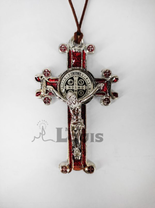 St Benedict Cross Pendant     2129-KJR-90 - Image 2
