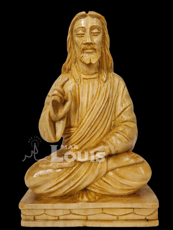 WOODEN CARVED JESUS       1750-WF-GURU-YESU-