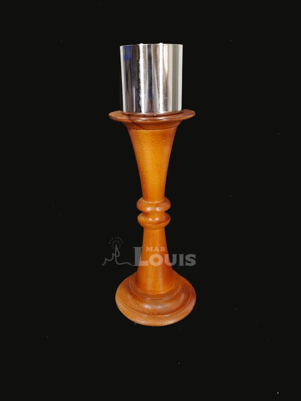 WOODEN CANDLE STAND  JJ-3-495