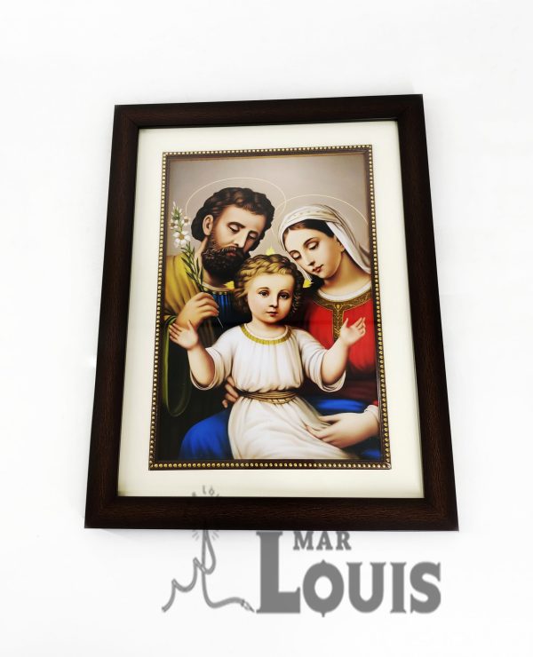 REH-505-PHOTO FRAME-HOLY FAMILY