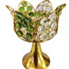 558-CSG-CANDLE STAND WITH STONES - Image 2
