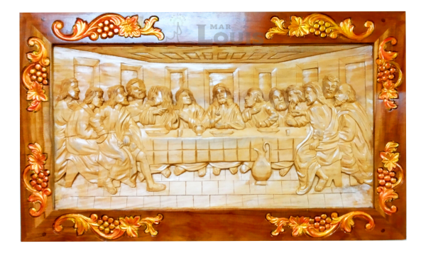 18000-WOODEN FIGURE-THE LAST SUPPER